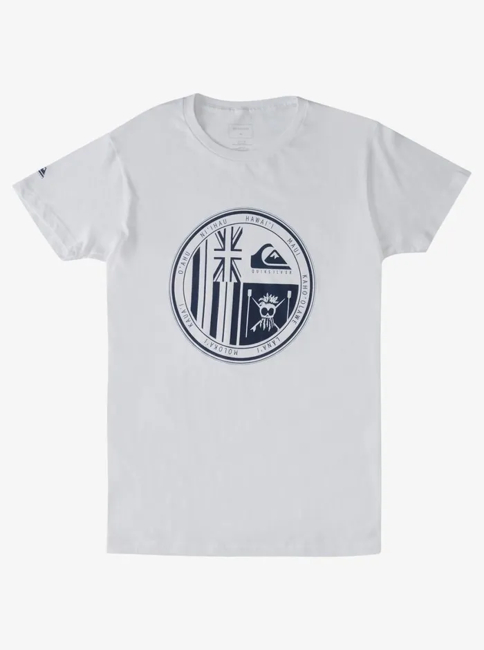 Quiksilver HI Ikaika TShirt White Mens Tees