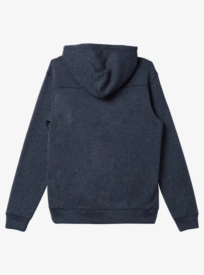 Quiksilver Keller Hoodie Pullover Sweatshirt Navy Blazer Heather Mens Sweatshirts and Hoodies