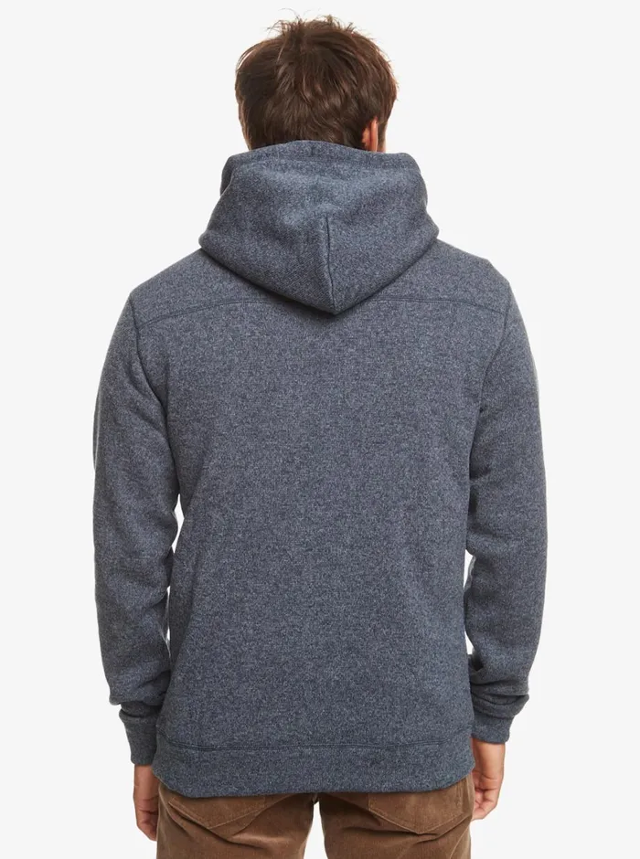 Quiksilver Keller Hoodie Pullover Sweatshirt Navy Blazer Heather Mens Sweatshirts and Hoodies