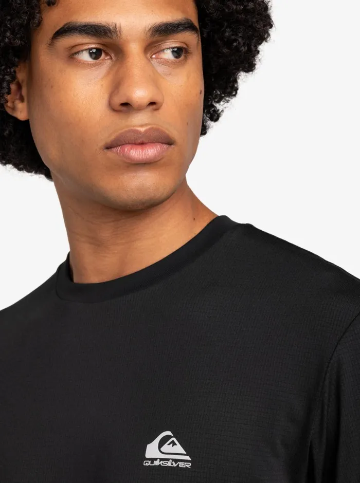 Quiksilver Lap Time TShirt True Black Mens Tees Quiksilver Lap Time TShirt True Black Mens Tees