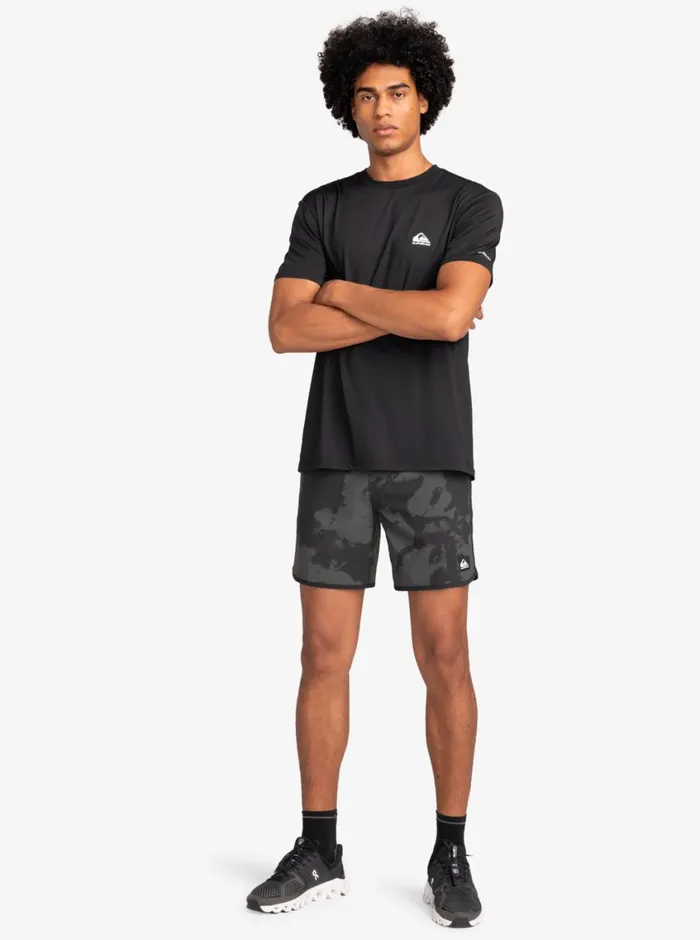 Quiksilver Lap Time TShirt True Black Mens Tees Quiksilver Lap Time TShirt True Black Mens Tees
