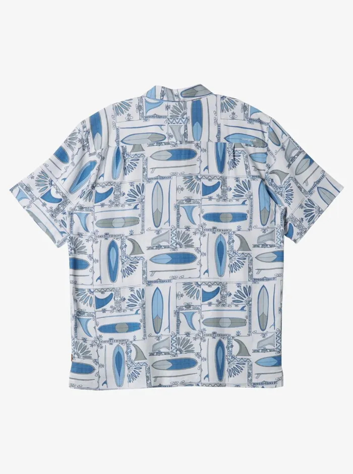 Quiksilver Long Boards Woven Shirt White Longboards MensWaterman Shirts and Polos Quiksilver Long Boards Woven Shirt White Longboards MensWaterman Shirts and Polos