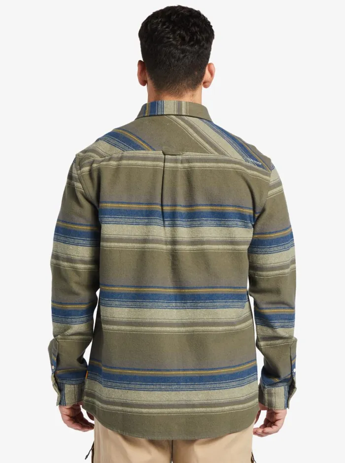 Quiksilver Lowest Tide Flannel Long Sleeve Top Dusty Olive Lowest Tide MensWaterman Shirts and Polos Quiksilver Lowest Tide Flannel Long Sleeve Top Dusty Olive Lowest Tide MensWaterman Shirts and Polos