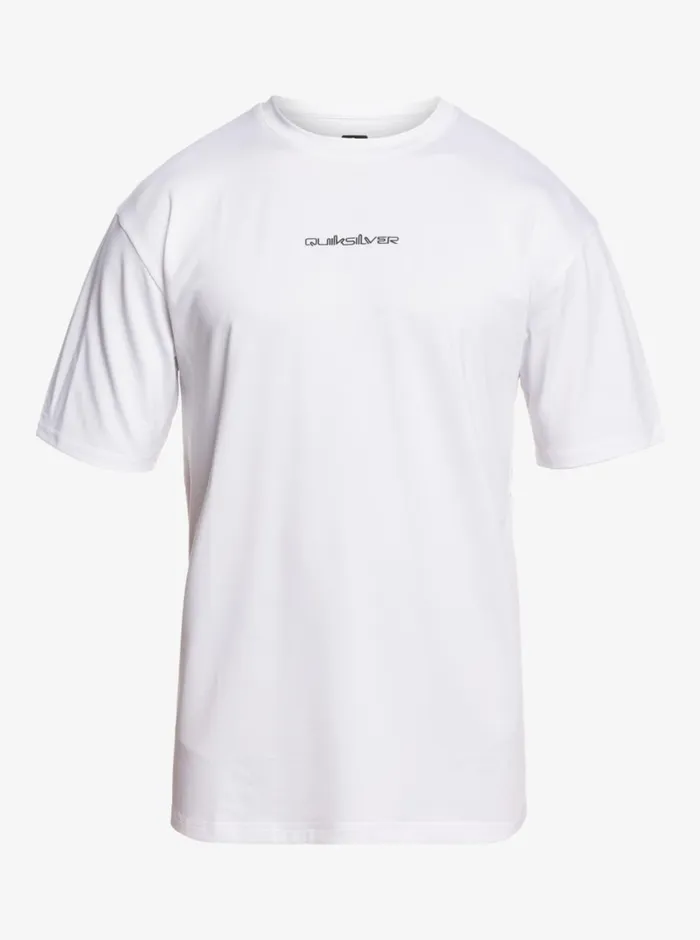 Quiksilver Mix Session UPF 50 Short Sleeve Surf Tee Birch Mens Rashguards