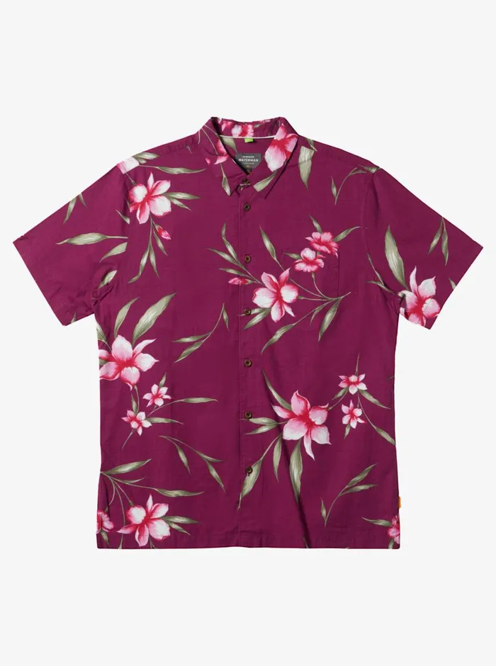Quiksilver Night Bloomer Woven Shirt Magenta Night Bloomer MensWaterman Shirts and Polos