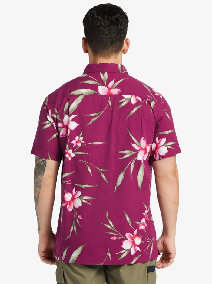 Quiksilver Night Bloomer Woven Shirt Magenta Night Bloomer MensWaterman Shirts and Polos Quiksilver Night Bloomer Woven Shirt Magenta Night Bloomer MensWaterman Shirts and Polos