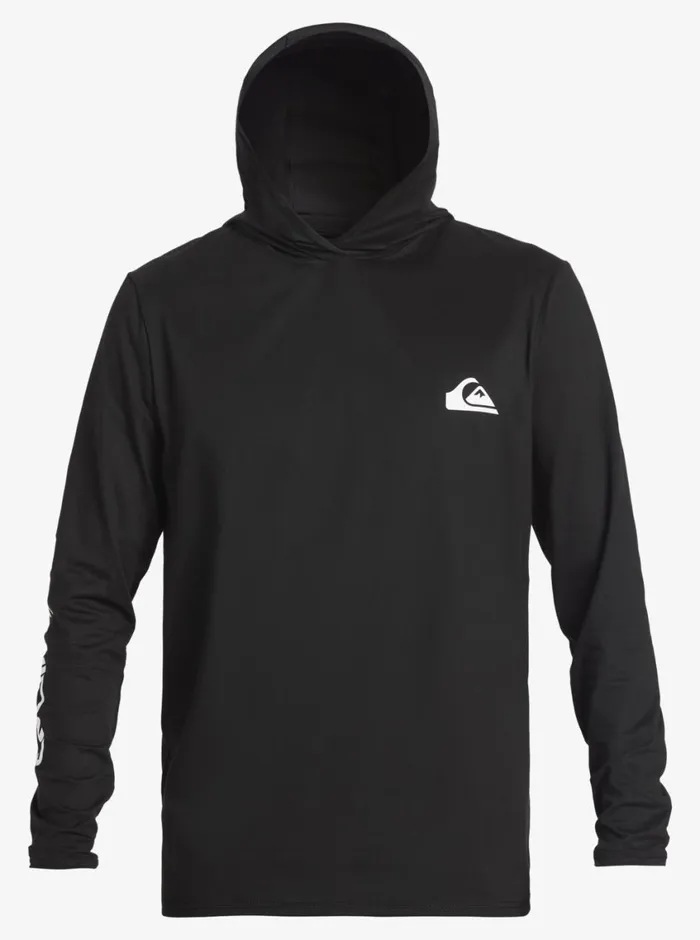 Quiksilver Omni Session UPF 50 Long Sleeve Surf Tee Black Mens Rashguards