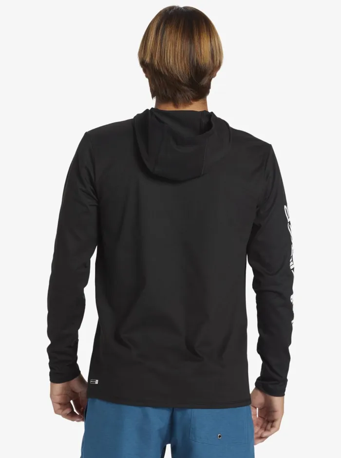Quiksilver Omni Session UPF 50 Long Sleeve Surf Tee Black Mens Rashguards Quiksilver Omni Session UPF 50 Long Sleeve Surf Tee Black Mens Rashguards