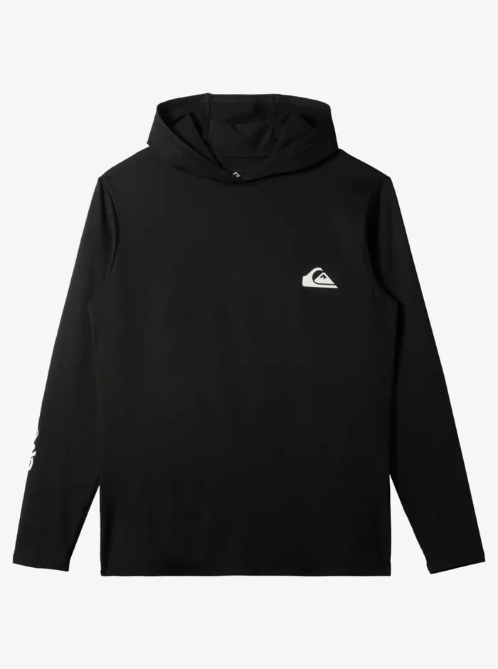 Quiksilver Omni Session UPF 50 Long Sleeve Surf Tee Black Mens Rashguards Quiksilver Omni Session UPF 50 Long Sleeve Surf Tee Black Mens Rashguards