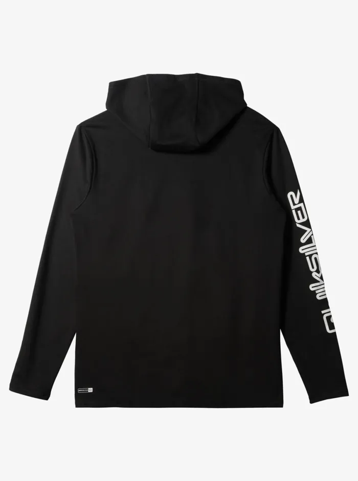 Quiksilver Omni Session UPF 50 Long Sleeve Surf Tee Black Mens Rashguards Quiksilver Omni Session UPF 50 Long Sleeve Surf Tee Black Mens Rashguards