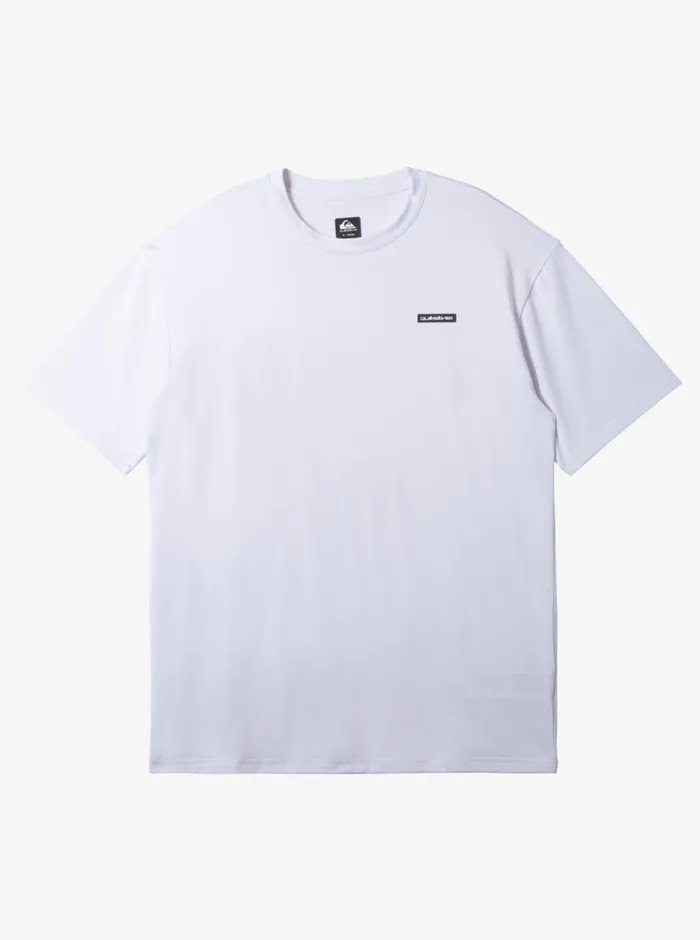 Quiksilver Omni Session UPF 50 Short Sleeve Surf Tee White Mens Rashguards Quiksilver Omni Session UPF 50 Short Sleeve Surf Tee White Mens Rashguards