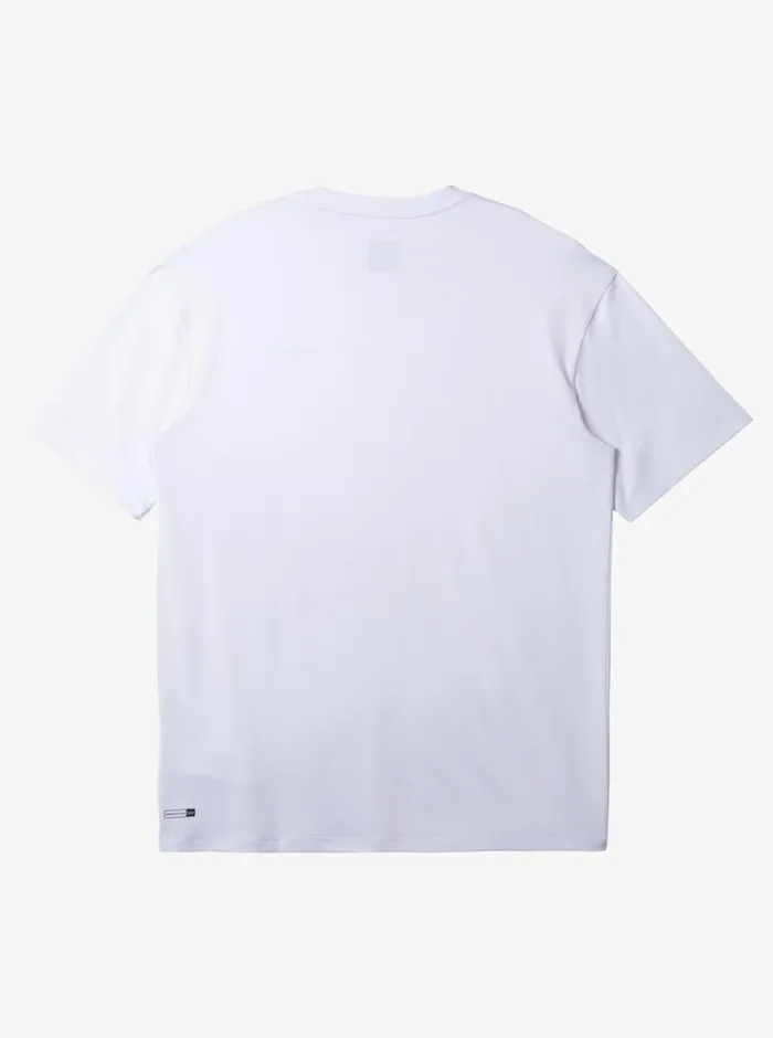 Quiksilver Omni Session UPF 50 Short Sleeve Surf Tee White Mens Rashguards Quiksilver Omni Session UPF 50 Short Sleeve Surf Tee White Mens Rashguards