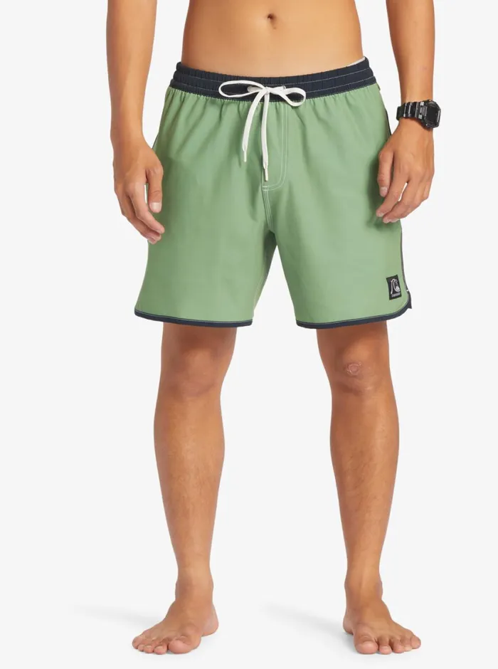 Quiksilver Original Scallop 17034 Volleys Dill Mens Boardshorts