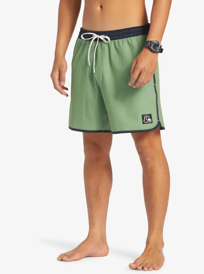 Quiksilver Original Scallop 17034 Volleys Dill Mens Boardshorts