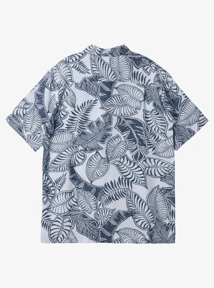 Quiksilver Siesta Short Sleeve Shirt Major Blue MensWaterman Shirts and Polos Quiksilver Siesta Short Sleeve Shirt Major Blue MensWaterman Shirts and Polos