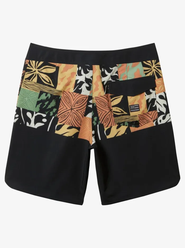 Quiksilver Surfsilk Hawaii Blocked 19034 Boardshorts Black Mens Boardshorts Quiksilver Surfsilk Hawaii Blocked 19034 Boardshorts Black Mens Boardshorts