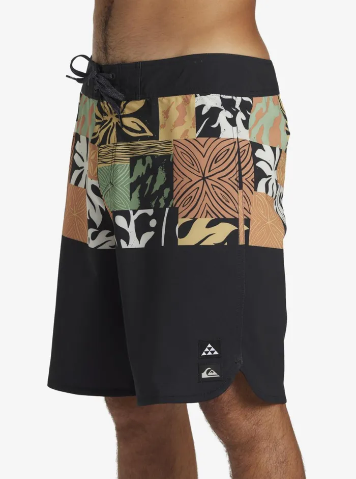 Quiksilver Surfsilk Hawaii Blocked 19034 Boardshorts Black Mens Boardshorts Quiksilver Surfsilk Hawaii Blocked 19034 Boardshorts Black Mens Boardshorts