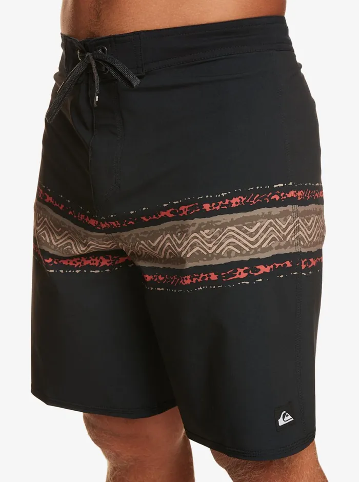 Quiksilver Surfsilk Mesa Stripe 19034 Boardshorts Black Mens Boardshorts Quiksilver Surfsilk Mesa Stripe 19034 Boardshorts Black Mens Boardshorts