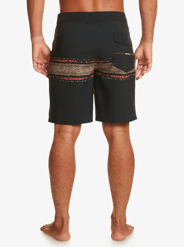 Quiksilver Surfsilk Mesa Stripe 19034 Boardshorts Black Mens Boardshorts Quiksilver Surfsilk Mesa Stripe 19034 Boardshorts Black Mens Boardshorts