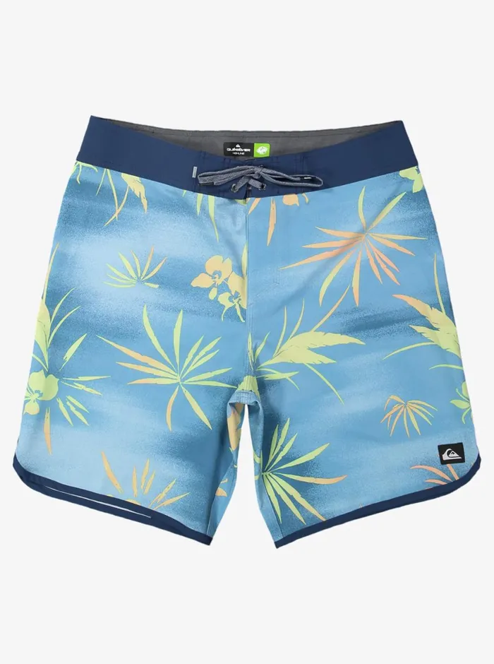 Quiksilver Surfsilk Scallop 19034 Boardshorts Azure Blue Mens Shorts and Amphibians Quiksilver Surfsilk Scallop 19034 Boardshorts Azure Blue Mens Shorts and Amphibians