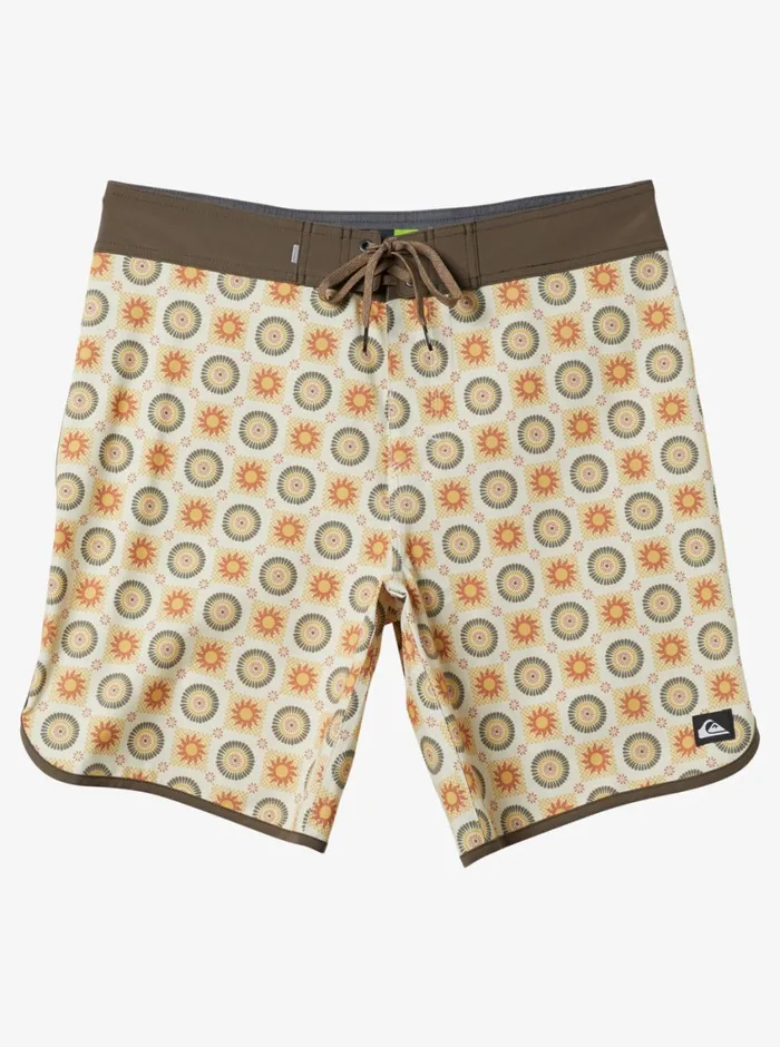 Quiksilver Surfsilk Scallop 19034 Boardshorts Birch Mens Shorts and Amphibians Quiksilver Surfsilk Scallop 19034 Boardshorts Birch Mens Shorts and Amphibians