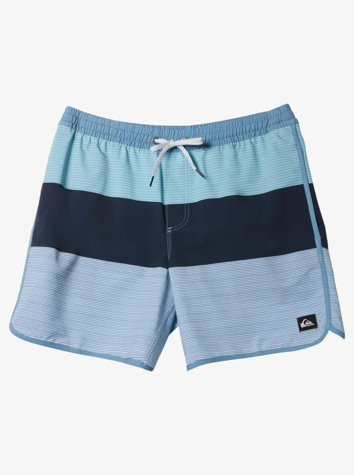 Quiksilver Surfsilk Tijuana Volley 17034 Elastic Waist Shorts Blue Shadow Mens Elastic Waist Quiksilver Surfsilk Tijuana Volley 17034 Elastic Waist Shorts Blue Shadow Mens Elastic Waist