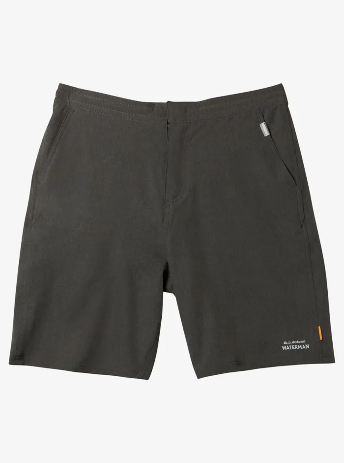 Quiksilver Suva Amphibian 20034 Hybrid Shorts Dark Grey Heather MensWaterman Amphibians Quiksilver Suva Amphibian 20034 Hybrid Shorts Dark Grey Heather MensWaterman Amphibians