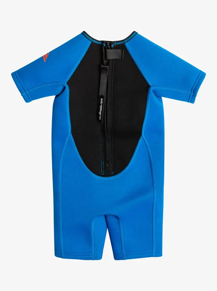 Quiksilver Toddler039s 15mm BackZip Springsuit Blacksquale Blue Boys Wetsuits Quiksilver Toddler039s 15mm BackZip Springsuit Blacksquale Blue Boys Wetsuits