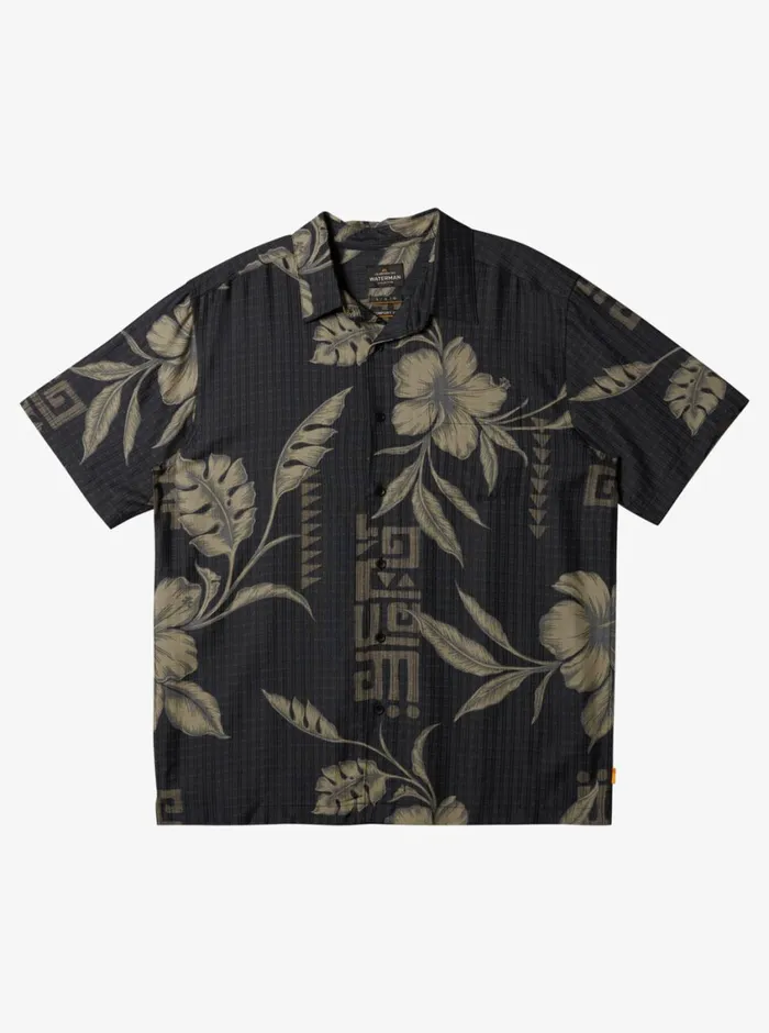 Quiksilver Troppo Woven Shirt Black Troppo Woven MensWaterman Shirts and Polos