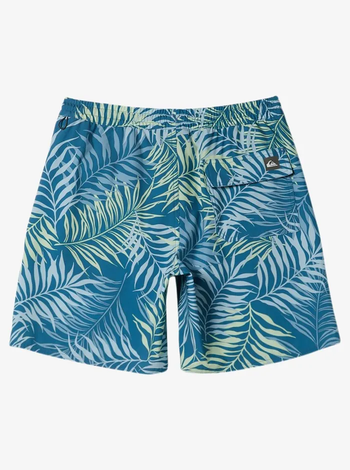 Quiksilver Wild Fern 17034 Elastic Waist Shorts Wild Fern Blue Steel MensWaterman Elastic Waist Quiksilver Wild Fern 17034 Elastic Waist Shorts Wild Fern Blue Steel MensWaterman Elastic Waist
