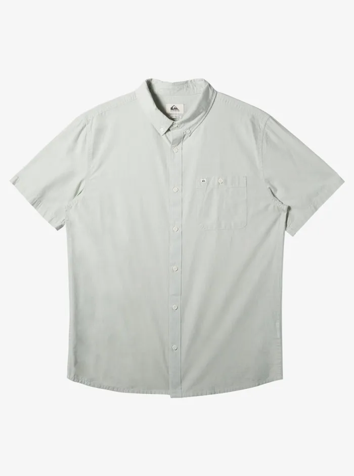 Quiksilver Winfall Short Sleeve Shirt Iceberg Green Mens Shirts and Polos
