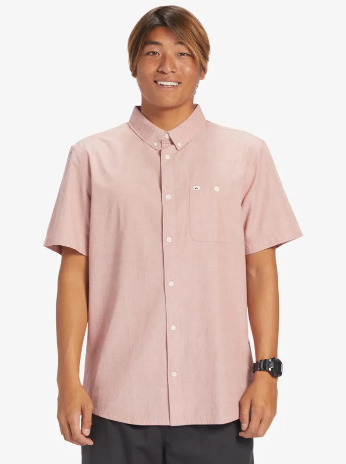 Quiksilver Winfall Short Sleeve Shirt Red Ochre Mens Shirts and Polos Quiksilver Winfall Short Sleeve Shirt Red Ochre Mens Shirts and Polos
