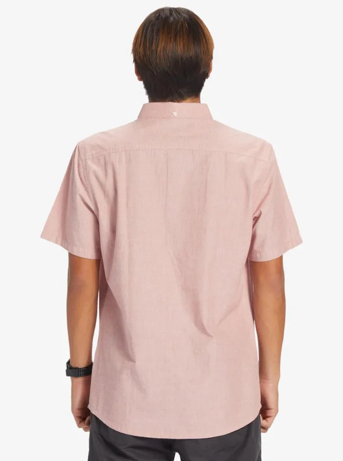 Quiksilver Winfall Short Sleeve Shirt Red Ochre Mens Shirts and Polos Quiksilver Winfall Short Sleeve Shirt Red Ochre Mens Shirts and Polos