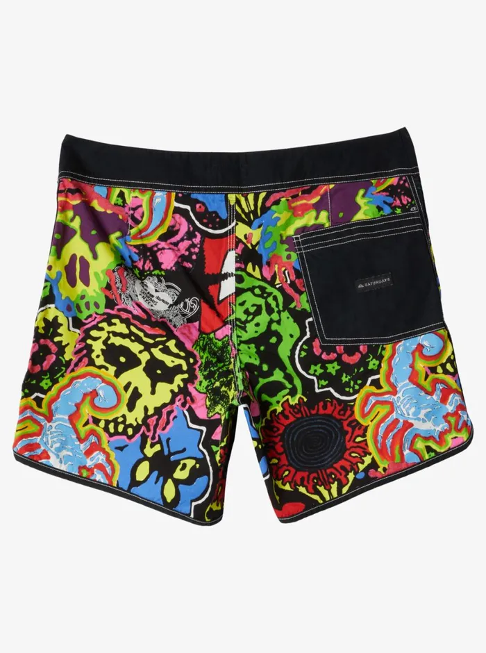 Quiksilver X Saturdays NYC Original Scallop 16034 Boardshorts Black Mens Boardshorts Quiksilver X Saturdays NYC Original Scallop 16034 Boardshorts Black Mens Boardshorts