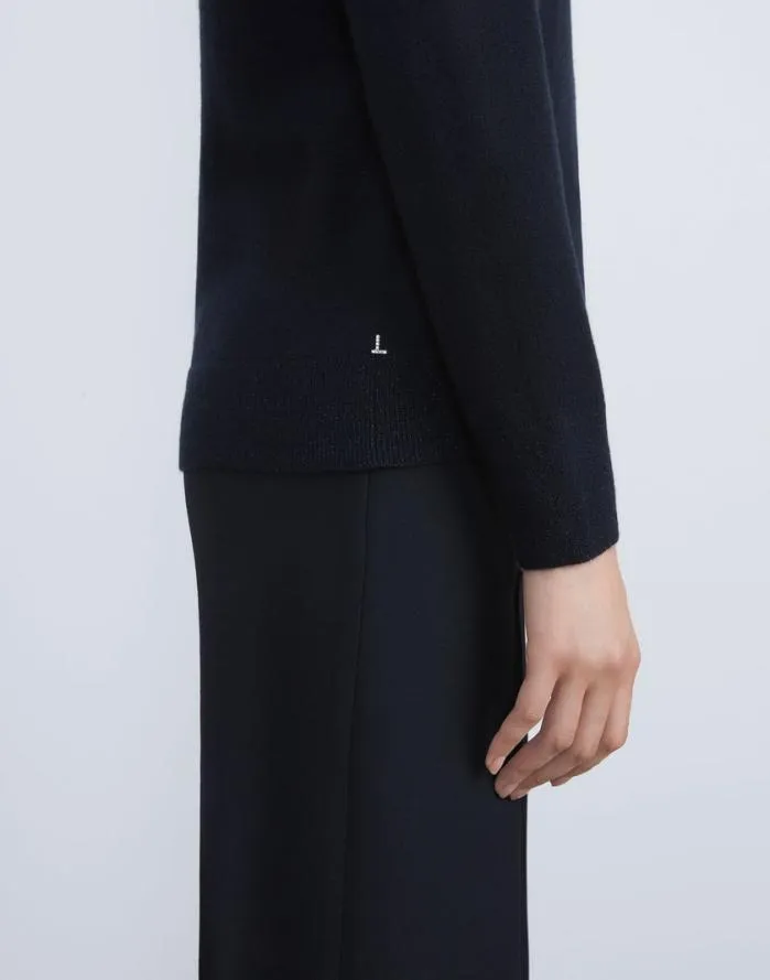Ready To Wear Cashmere Turtleneck Sweater Black Lafayette 148 New York Sweaters and Knits