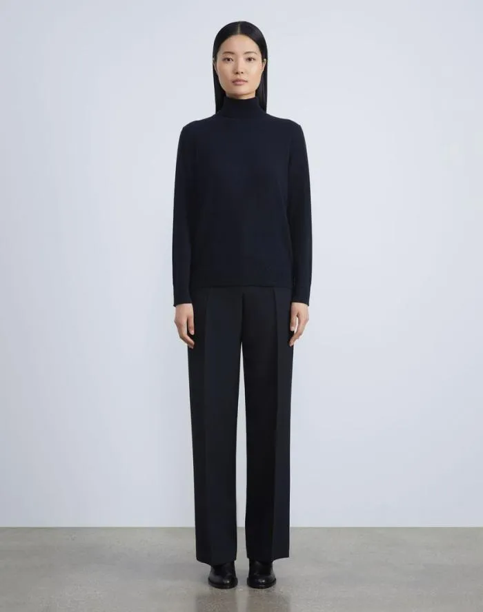 Ready To Wear Cashmere Turtleneck Sweater Black Lafayette 148 New York Sweaters and Knits
