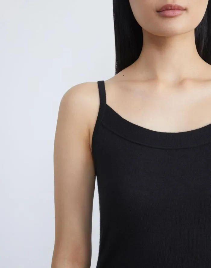 Ready To Wear Fine Gauge Cashmere Camisole Black Lafayette 148 New York Sweaters and Knits