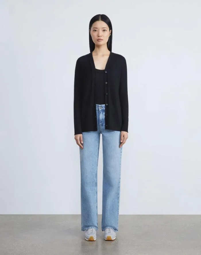 Ready To Wear Fine Gauge Cashmere Camisole Black Lafayette 148 New York Sweaters and Knits
