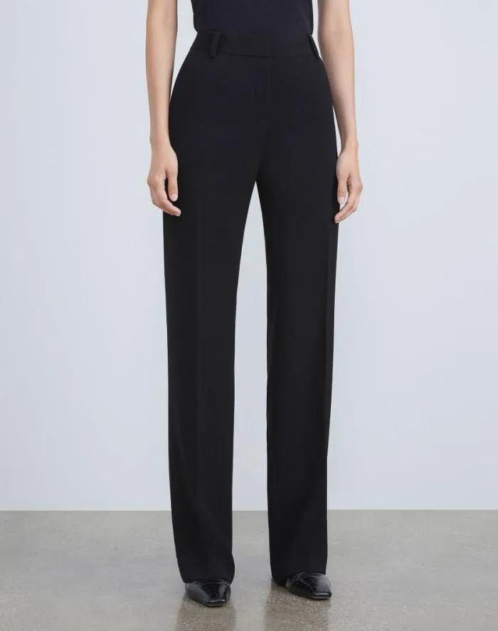 Ready To Wear Finesse Crepe Gates Pant Cloud Lafayette 148 New York Pants and Shorts