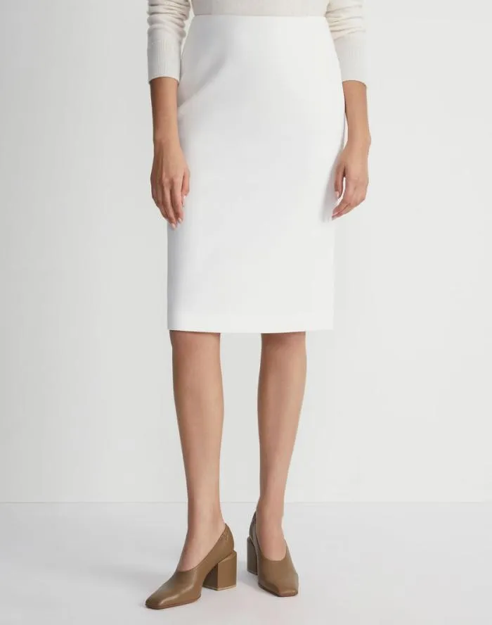 Ready To Wear Finesse Crepe Pencil Skirt Black Lafayette 148 New York Skirts