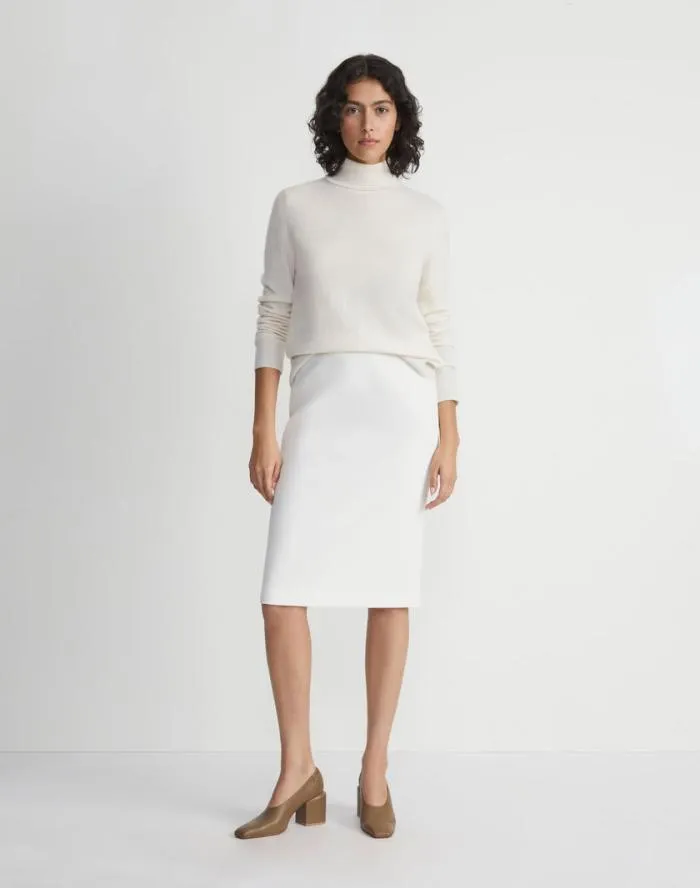 Ready To Wear Finesse Crepe Pencil Skirt Black Lafayette 148 New York Skirts