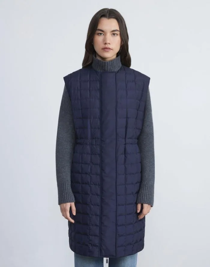 Ready To Wear Recycled Poly Quilted Reversible Vest Black Lafayette 148 New York Jackets and Blazers