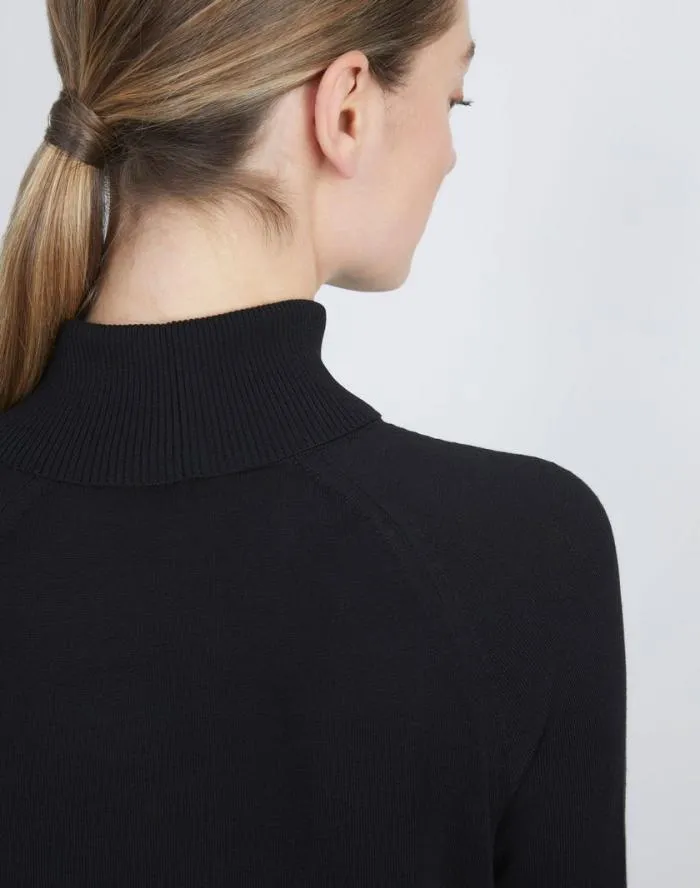 Ready To Wear Responsible Matte Crepe Turtleneck Sweater Copper Lafayette 148 New York Sweaters and Knits