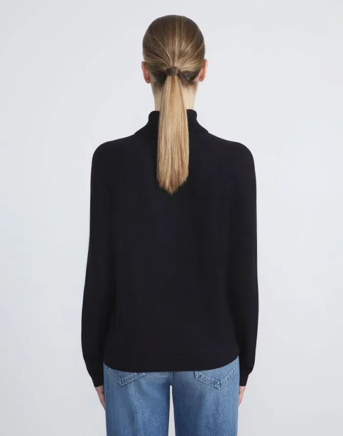 Ready To Wear Responsible Matte Crepe Turtleneck Sweater Copper Lafayette 148 New York Sweaters and Knits