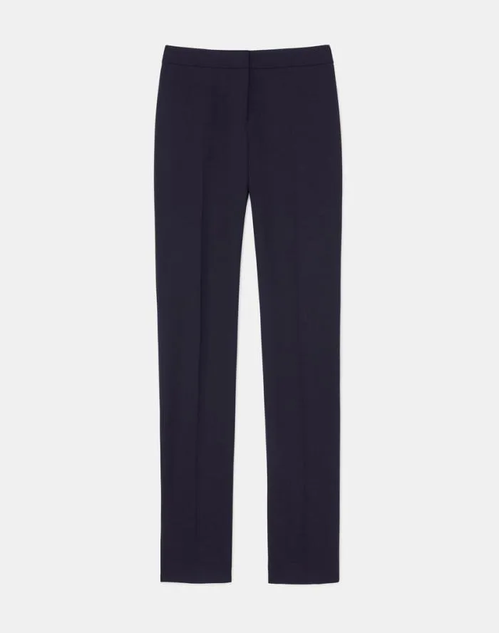 Ready To Wear Responsible Wool Double Face Barrow Pant Black Lafayette 148 New York Pants and Shorts