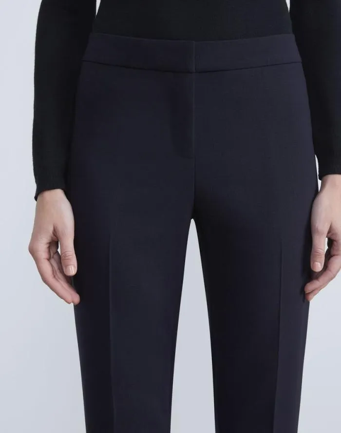 Ready To Wear Responsible Wool Double Face Barrow Pant Black Lafayette 148 New York Pants and Shorts