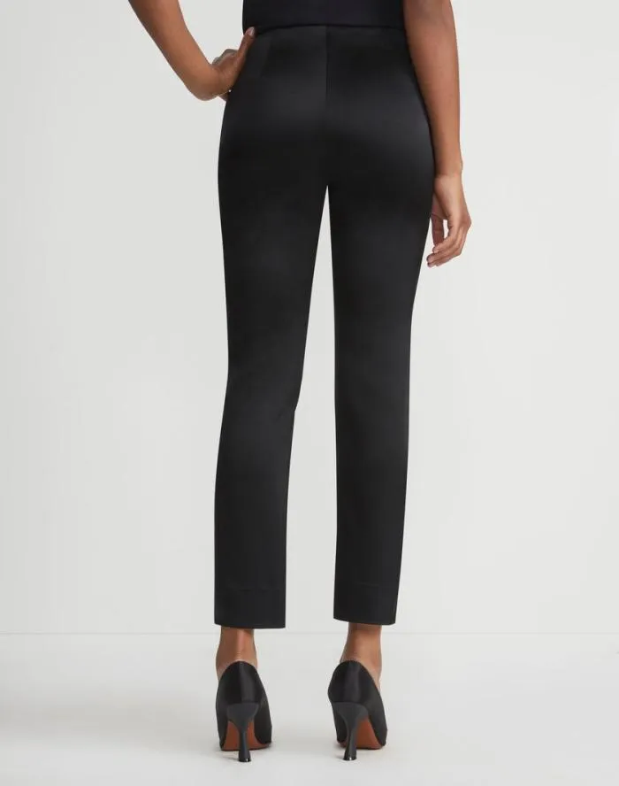 Ready To Wear Sateen Stanton Pant Black Lafayette 148 New York Pants and Shorts