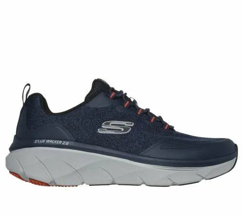 Relaxed Fit D039Lux Walker 20 8211 Steadyway Navy Orange Men SKECHERS SlipOn