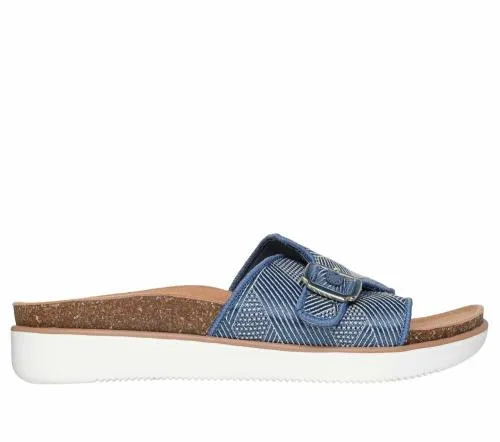 Relaxed Fit Lifted Comfort 8211 Restless Wave Navy Women SKECHERS Sandals