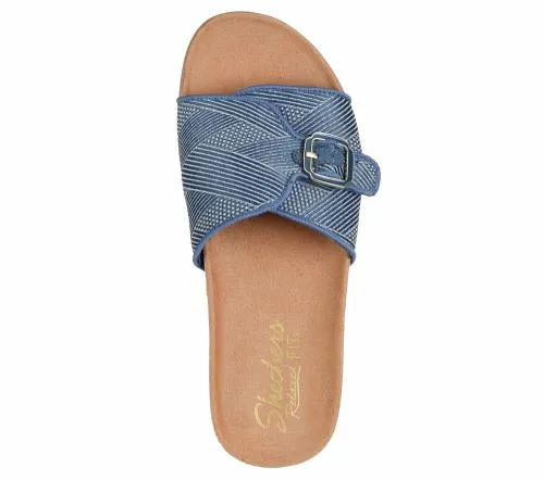 Relaxed Fit Lifted Comfort 8211 Restless Wave Navy Women SKECHERS Sandals